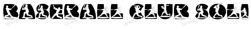 Baseball Club Solid字体转换